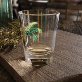 Palm Tree Family Vacation Custom Schnapsglas