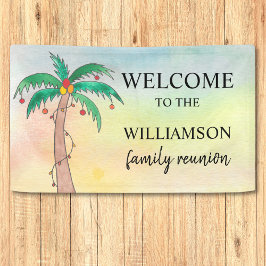 Palm Tree Family Wiedersehen Banner