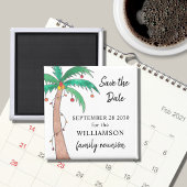 Palm Tree Family Wiedersehen Save the Date Magnet