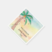 Palm Tree Family Wiedersehen Serviette (Ecke)