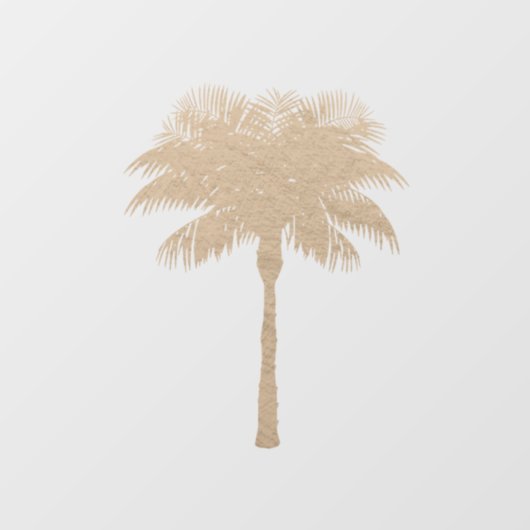 Palm Tree Fensteraufkleber (Blatt)