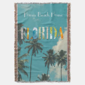 Palm Tree Florida Beach House Decke (Vorderseite Vertikal)