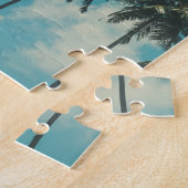 Palm Tree Florida Beach House Puzzle (Seite)