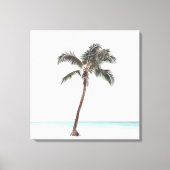 Palm Tree Foto Tropical Coastal Sommer Leinwand (Vorderseite)