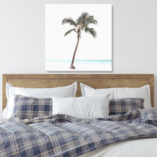 Palm Tree Foto Tropical Coastal Sommer Leinwand (Insitu (Schlafzimmer))