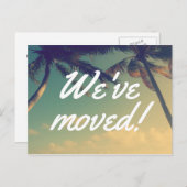 Palm Tree Foto verschieben Postkarten für neue Adr (Vorne/Hinten)