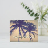 Palm Tree Foto verschieben Postkarten für neue Zuh (Stehend Vorderseite)