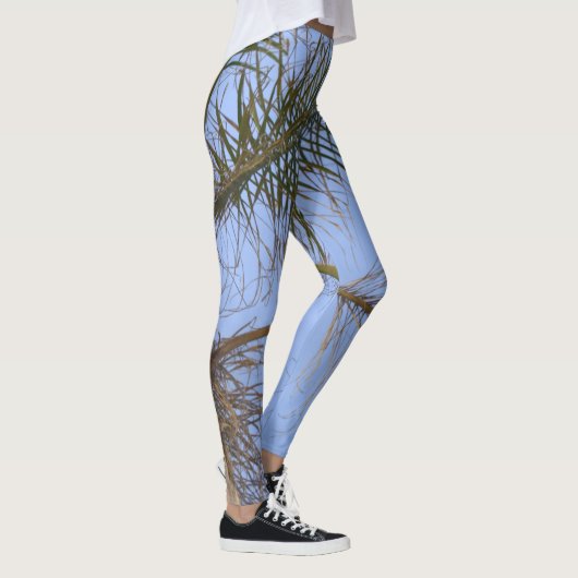Palm Tree Fronds Leggings (Rechts)