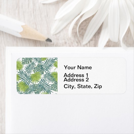 Palm Tree Fronds malen hawaiisch (Insitu)