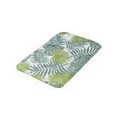 Palm Tree Fronds malen hawaiisch Badematte (Schrägansicht)