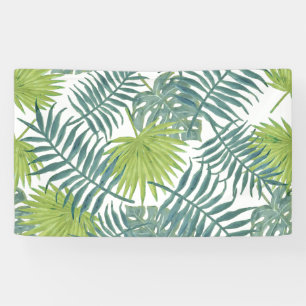 Palm Tree Fronds malen hawaiisch Banner