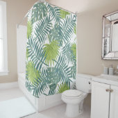 Palm Tree Fronds malen hawaiisch Duschvorhang (Beispiel)