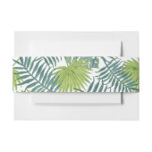 Palm Tree Fronds malen hawaiisch Einladungsbanderole (Vorderseite Beispiel)