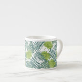 Palm Tree Fronds malen hawaiisch Espressotasse (Vorderseite Rechts)