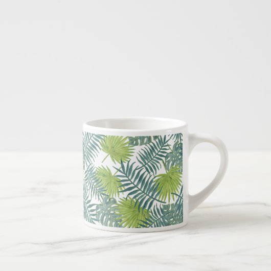 Palm Tree Fronds malen hawaiisch Espressotasse (Rechts)