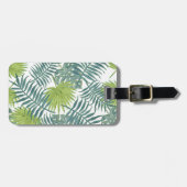 Palm Tree Fronds malen hawaiisch Gepäckanhänger (Vorderseite horizontal)
