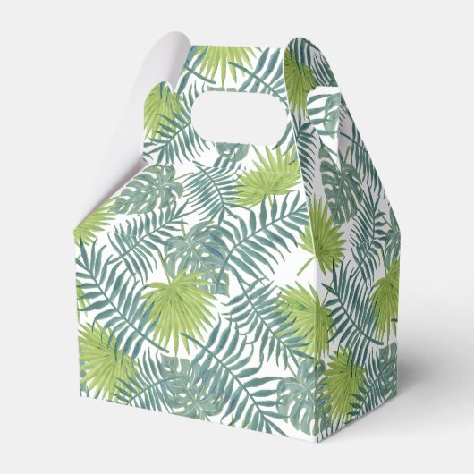 Palm Tree Fronds malen hawaiisch Geschenkschachtel (Vorderseite)
