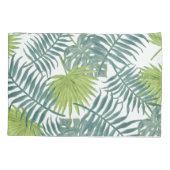 Palm Tree Fronds malen hawaiisch Kissenbezug (Rückseite)