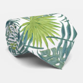 Palm Tree Fronds malen hawaiisch Krawatte (Gerollt)