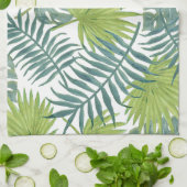 Palm Tree Fronds malen hawaiisch Küchentuch (Gefaltet)