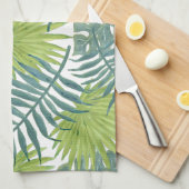 Palm Tree Fronds malen hawaiisch Küchentuch (Viertel Falte)