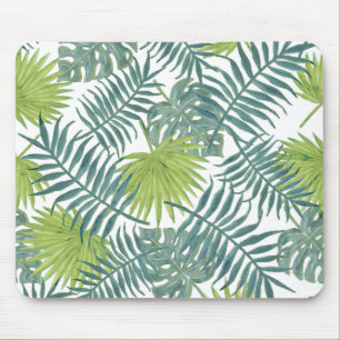 Palm Tree Fronds malen hawaiisch Mousepad