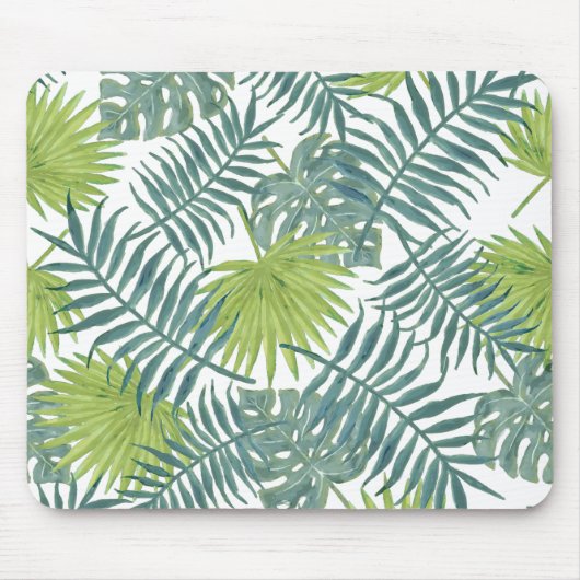 Palm Tree Fronds malen hawaiisch Mousepad (Vorne)