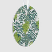 Palm Tree Fronds malen hawaiisch Ornament (Vorderseite)