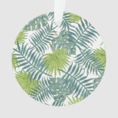 Palm Tree Fronds malen hawaiisch Ornament (Vorderseite)