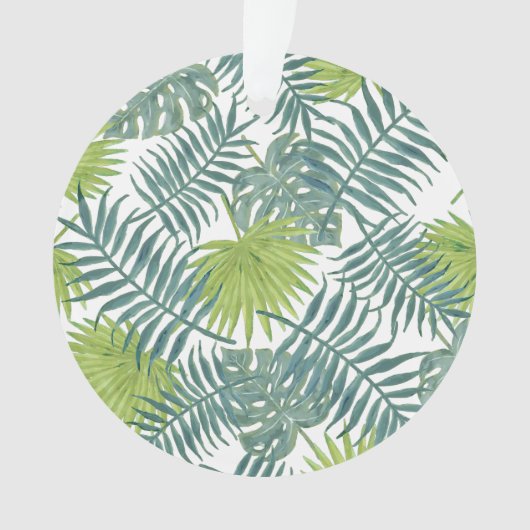 Palm Tree Fronds malen hawaiisch Ornament (Vorderseite)