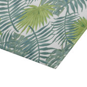 Palm Tree Fronds malen hawaiisch Schneidebrett (Ecke)
