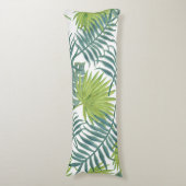 Palm Tree Fronds malen hawaiisch Seitenschläferkissen (Vorderseite Vertikal)