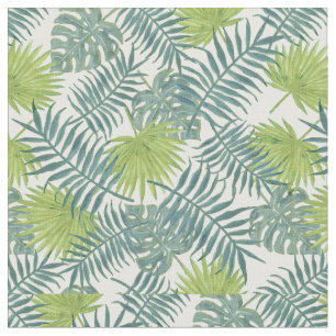 Palm Tree Fronds malen hawaiisch Stoff
