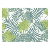 Palm Tree Fronds malen hawaiisch Tischdecke (Vorderseite (Horizontal))