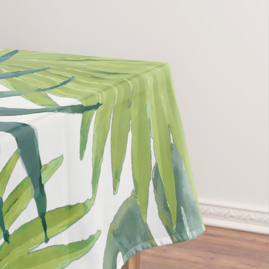 Palm Tree Fronds malen hawaiisch Tischdecke (Beispiel)