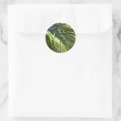 Palm tree Fronds Runder Aufkleber (Tasche)