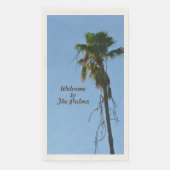 Palm Tree gegen Blue Sky Anpassbar Serviette (Vorderseite)