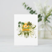 Palm Tree Ghana Postkarte (Stehend Vorderseite)