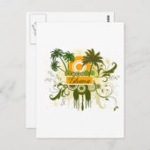 Palm Tree Ghana Postkarte (Vorne/Hinten)