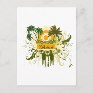 Palm Tree Ghana Postkarte
