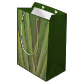 Palm Tree Gift Bag Mittlere Geschenktüte (Rückseite Schrägansicht)
