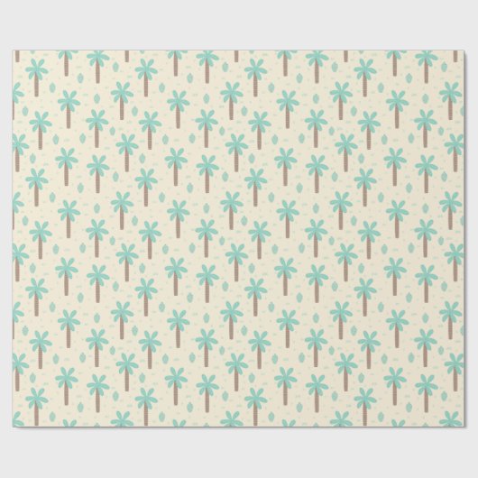 Palm Tree Grove Geschenkpapier (Flach)