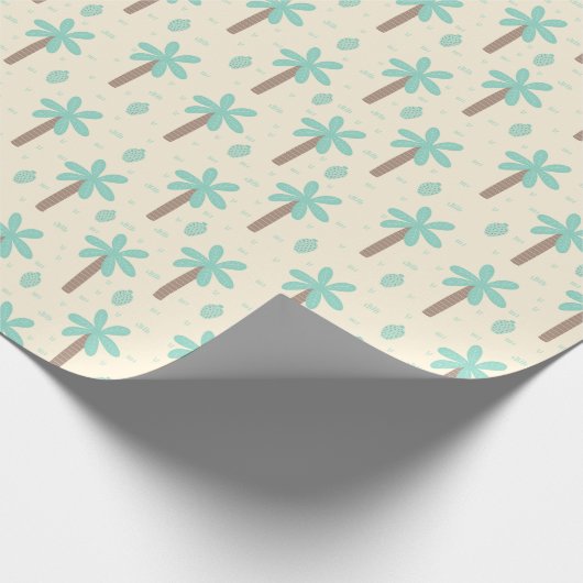 Palm Tree Grove Geschenkpapier (Ecke)