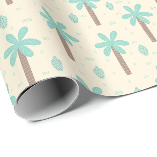Palm Tree Grove Geschenkpapier (Rolleneckpunkt)