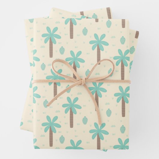 Palm Tree Grove Geschenkpapier Set (Beispiel)