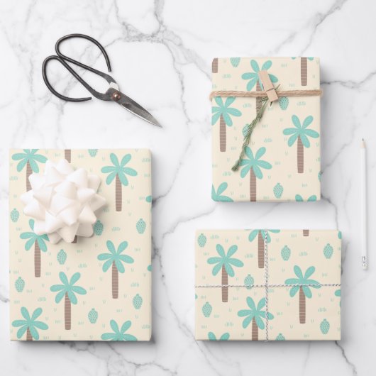 Palm Tree Grove Geschenkpapier Set (Vorderseite)