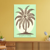 Palm Tree Guest Book Leinwand - 150 Plätze (Insitu (Wohnzimmer))