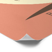 Palm Tree Guest Book Poster - 100 Plätze (Ecke)