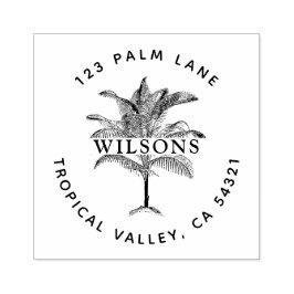 Palm Tree Gummistempel