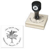 Palm Tree Gummistempel (Stempel)